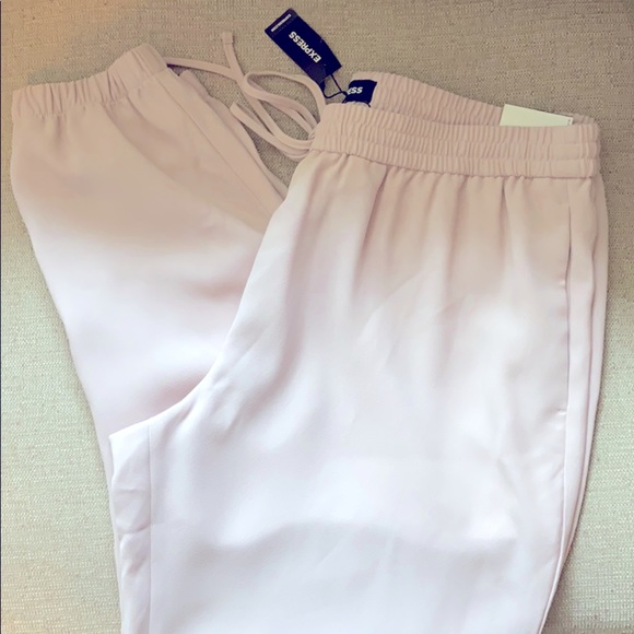 NWT Express Mid Rise Drawstring Utility Jogger L - Picture 2 of 3